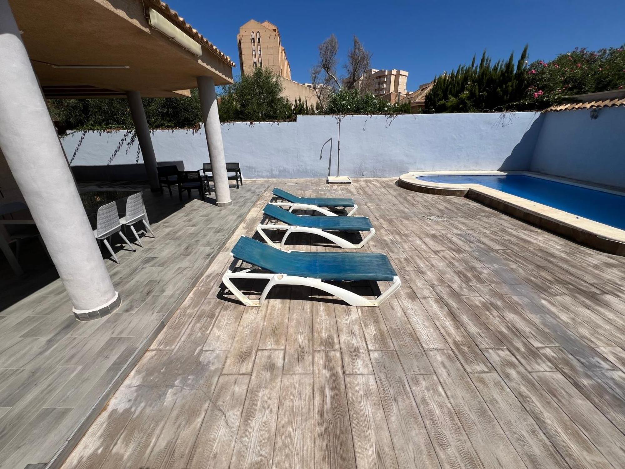 Chalet Con Piscina A 100M De La Playa La Manga Exterior photo
